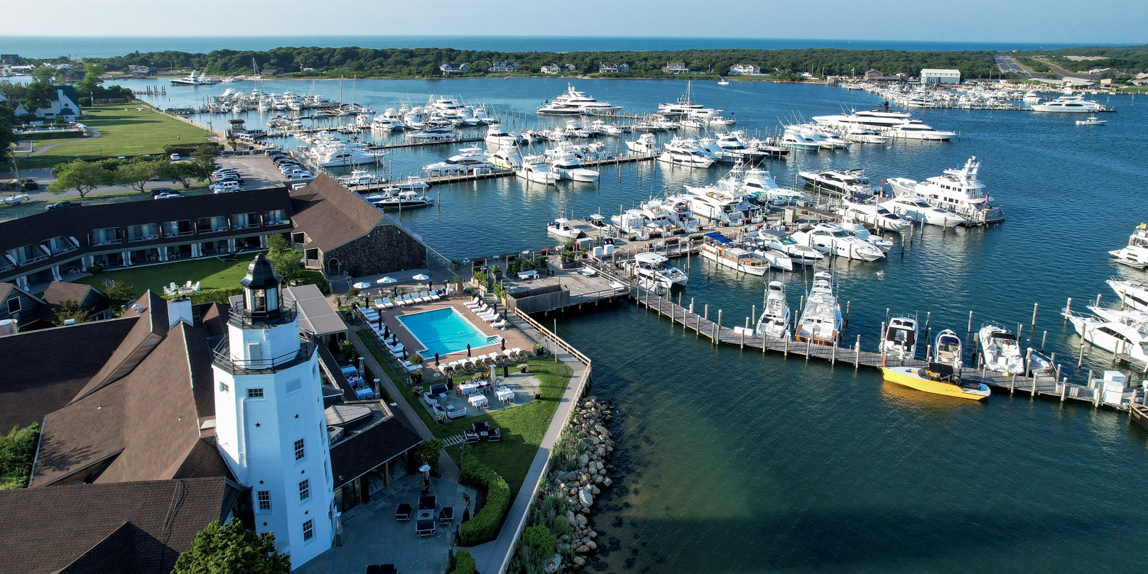 Marina overhead shot