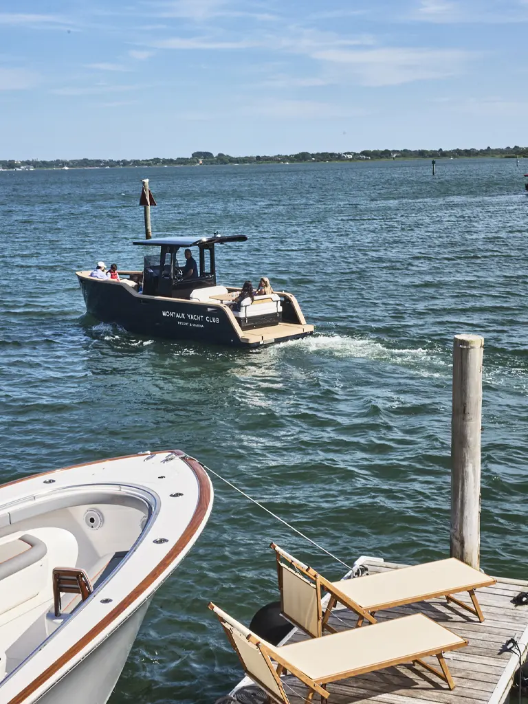 boat in water near dock