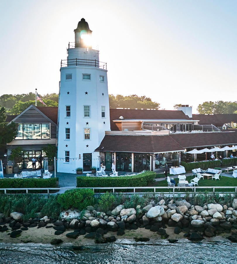 property exterior from the water. lighthouse view